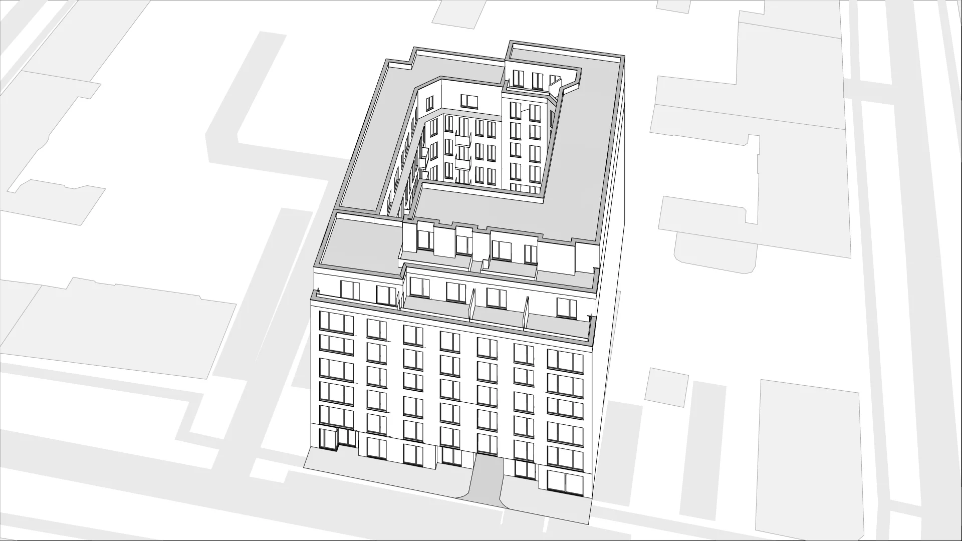 Wirtualna makieta 3D mieszkania 25.52 m², C100