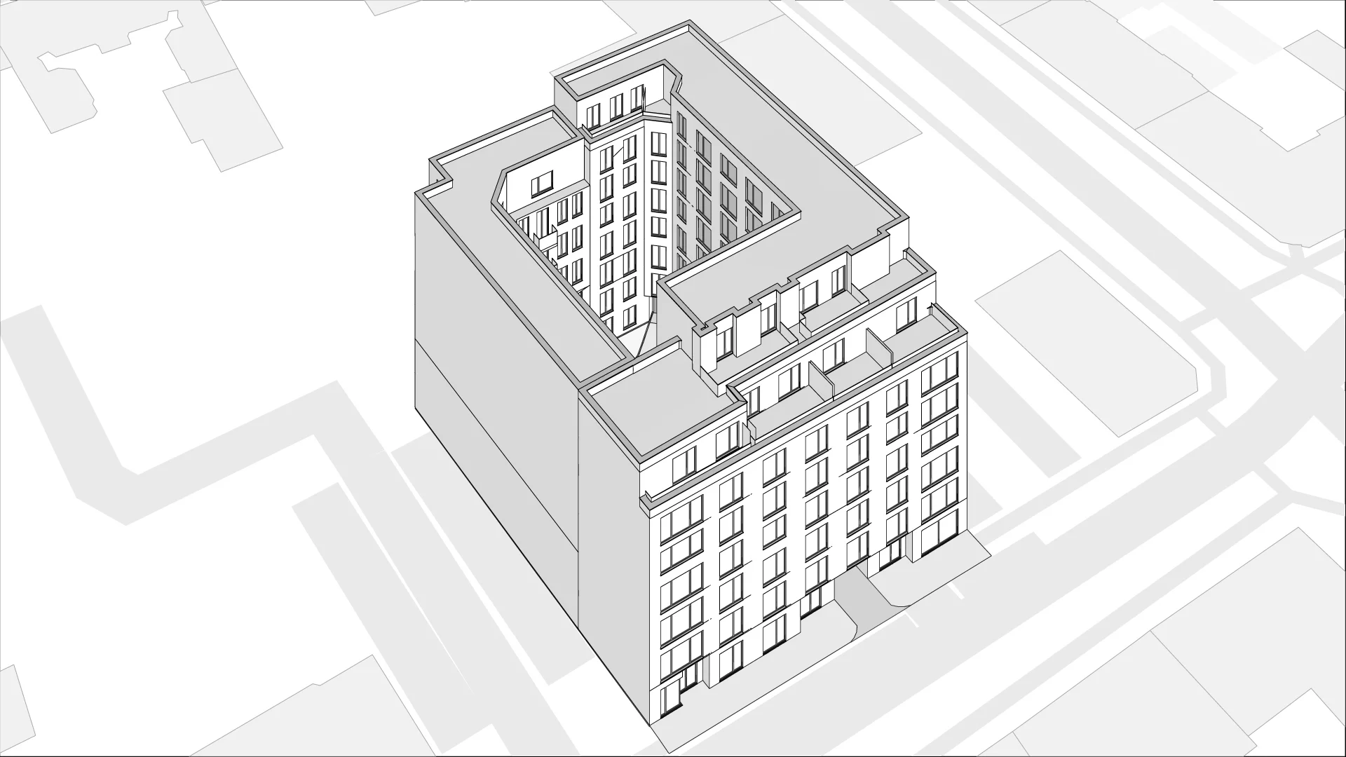 Wirtualna makieta 3D mieszkania 25.17 m², C117