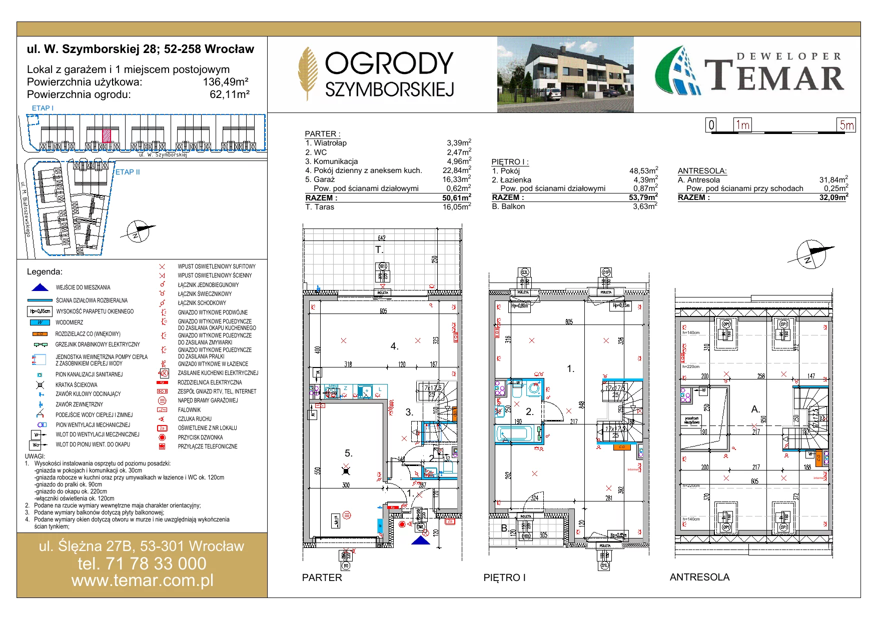 Dom 135,55 m², oferta nr 28, Ogrody Szymborskiej, Wrocław, Wojszyce, Krzyki, ul. W. Szymborskiej 2-43