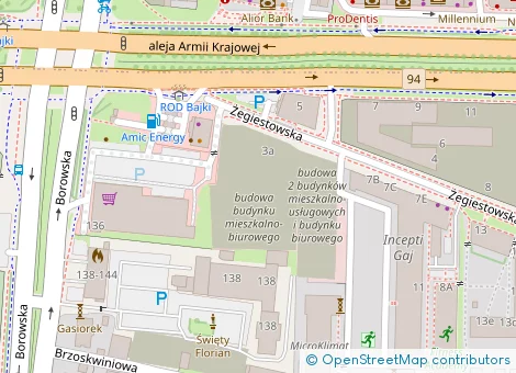 Lokalizacja inwestycji Żegiestowska