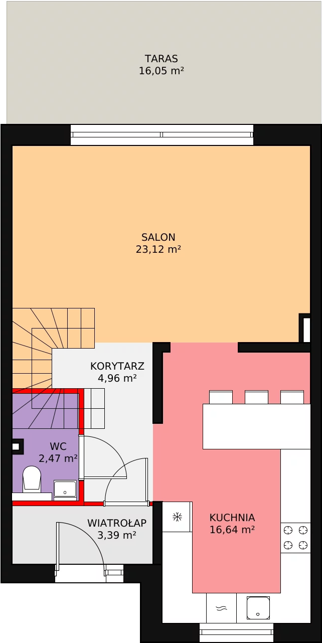 Dom 136,45 m², oferta nr 31, Ogrody Szymborskiej, Wrocław, Wojszyce, Krzyki, ul. W. Szymborskiej 2-43