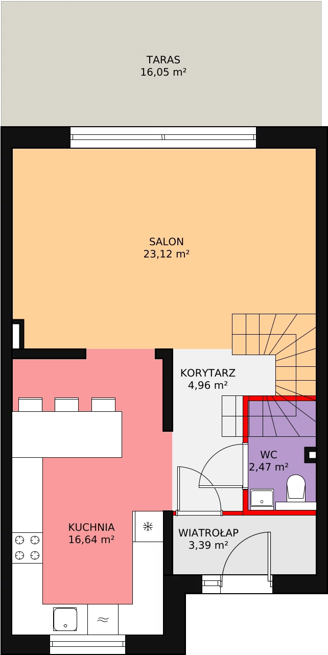 Dom i rezydencja 136,45 m², oferta nr 33, Ogrody Szymborskiej, Wrocław, Wojszyce, Krzyki, ul. W. Szymborskiej 2-43