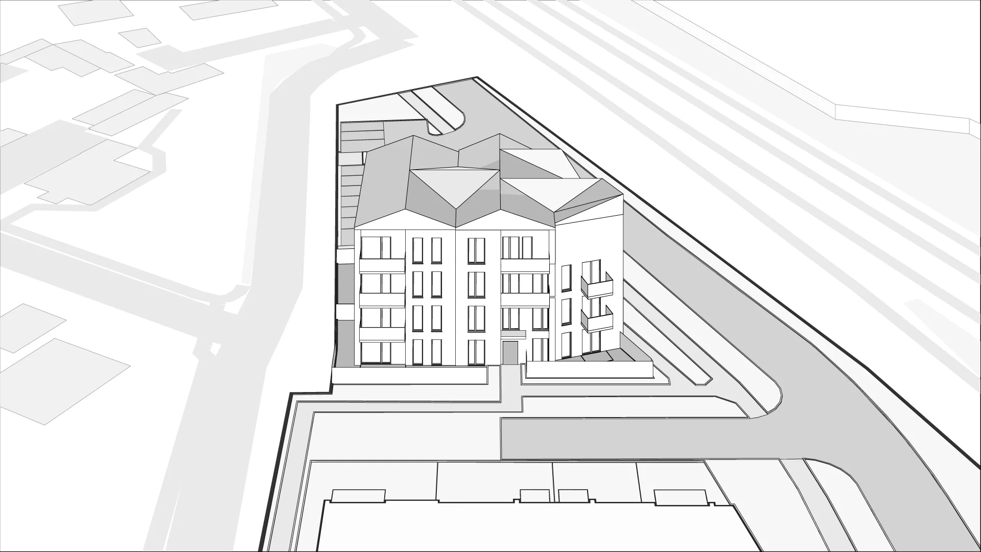 Wirtualna makieta 3D mieszkania 68.34 m², M14
