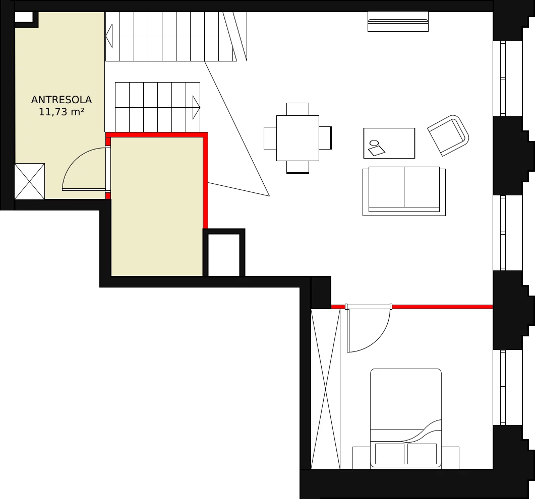 Mieszkanie 70,68 m², piętro 2, oferta nr AA.11, Strefa Progress, Łódź, Śródmieście, Śródmieście-Wschód, al. Kościuszki 132 / ul. Piotrkowska 217