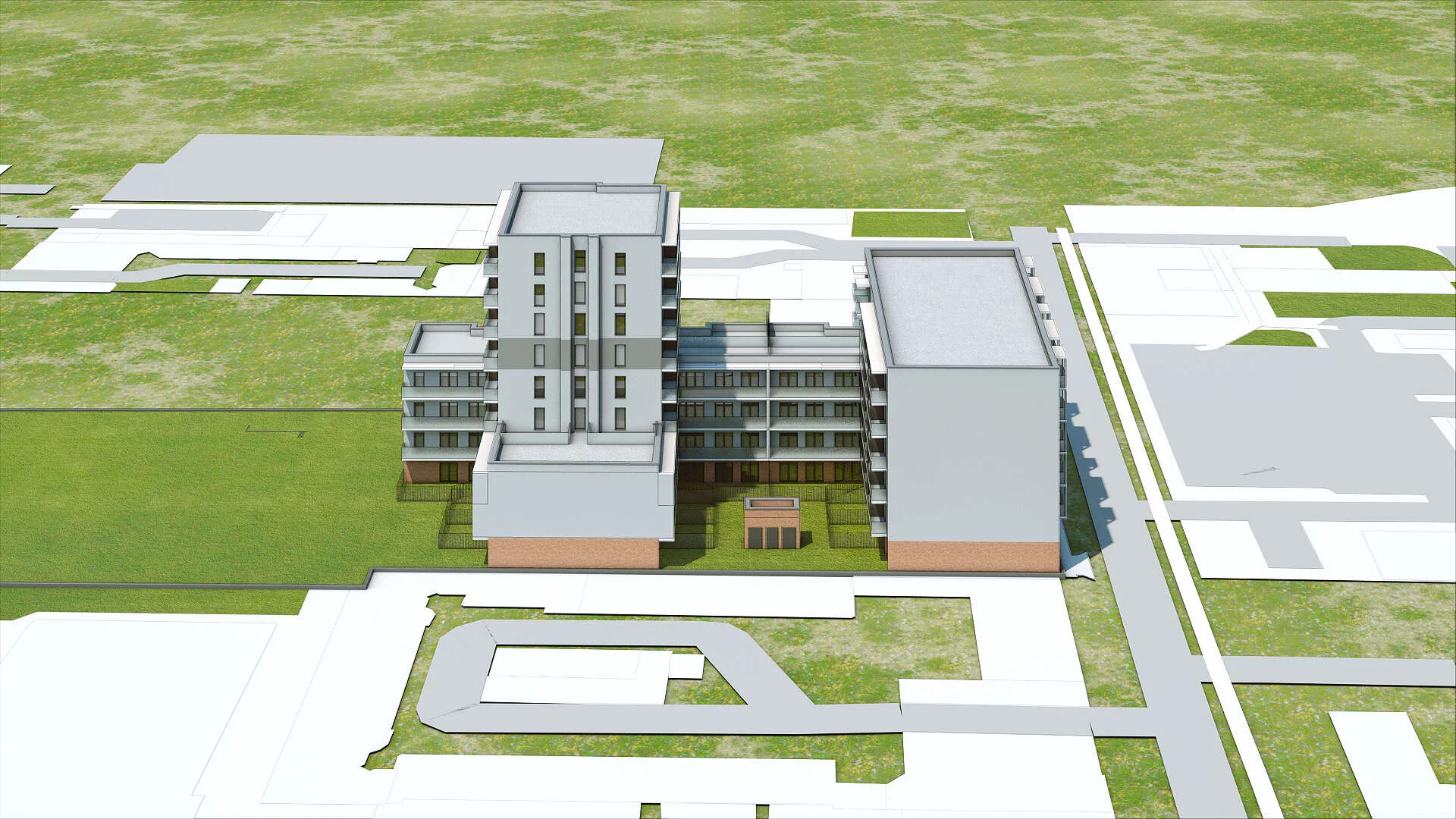 Wirtualna makieta 3D mieszkania 52.15 m², F.04.02/1