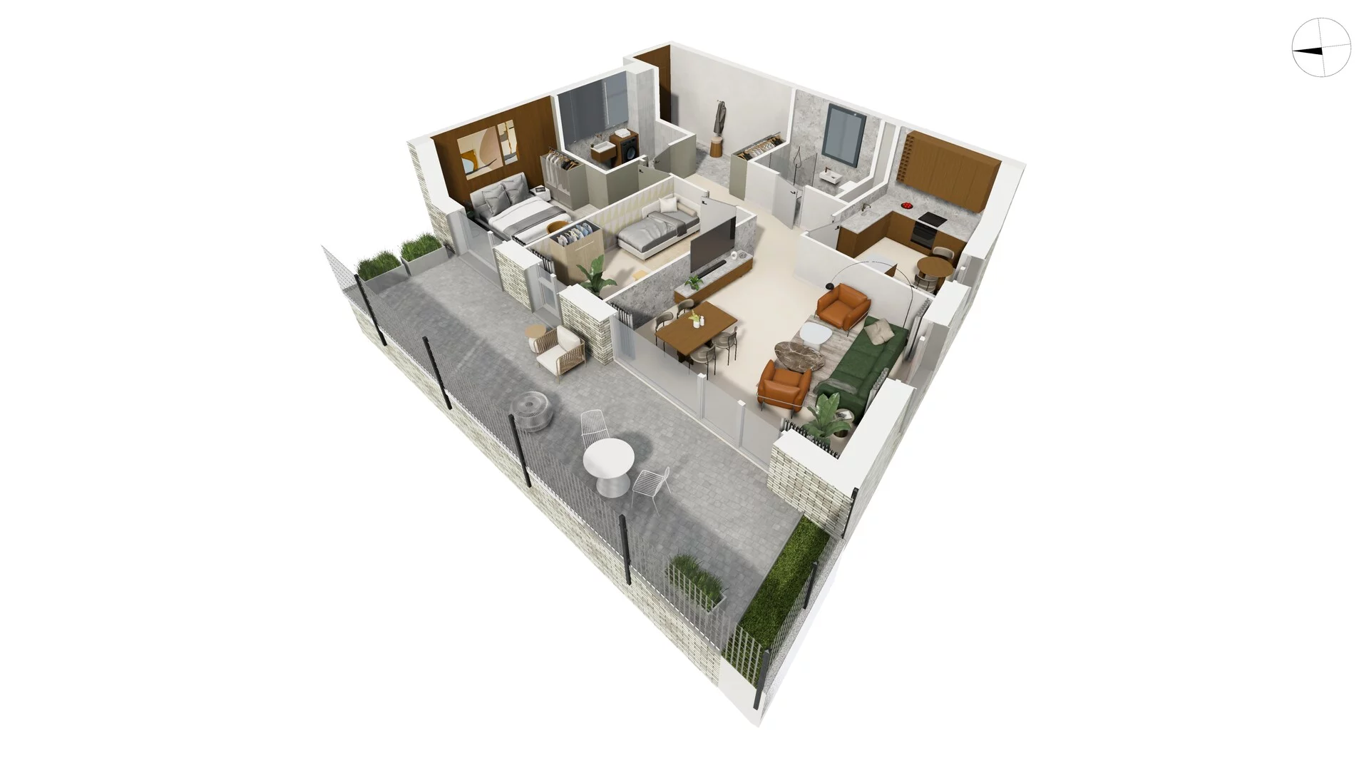 3 pokoje, apartament 86,90 m², parter, oferta nr TORU_A_A1.0.1, OFF Miasto, Gdańsk, Śródmieście, ul. Toruńska