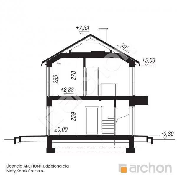 Dom 109,00 m², oferta nr , 22204/3470/ODS, Gronowo Górne