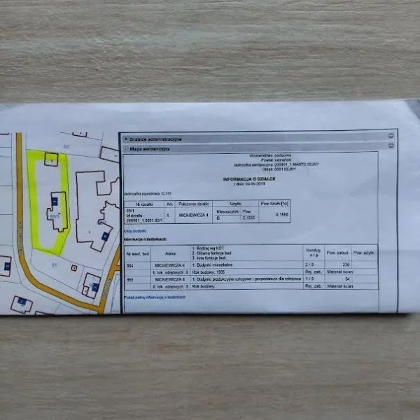 Działka 1 550,00 m², oferta nr , 18089/3470/OGS, Sejny