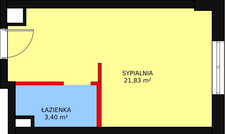 Lokal inwestycyjny 25,23 m², piętro 1, oferta nr SP--LU-05, Saski Point, Lublin, Wieniawa, Wieniawa, ul. Długosza 6B