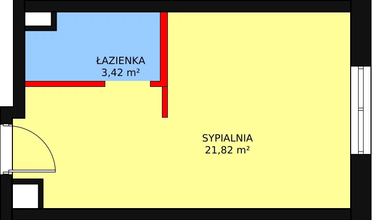 Lokal inwestycyjny 25,24 m², piętro 1, oferta nr SP--LU-06, Saski Point, Lublin, Wieniawa, Wieniawa, ul. Długosza 6B