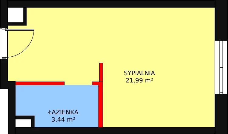 Lokal inwestycyjny 25,43 m², piętro 1, oferta nr SP--LU-07, Saski Point, Lublin, Wieniawa, Wieniawa, ul. Długosza 6B