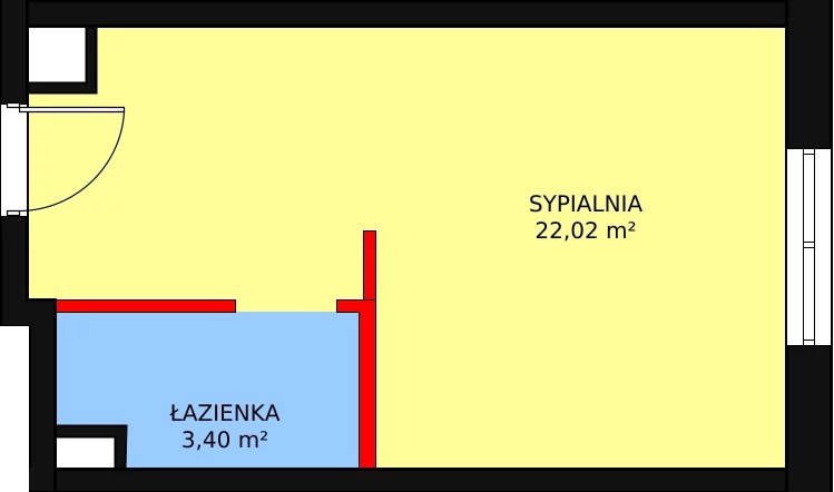 Lokal inwestycyjny 25,42 m², piętro 1, oferta nr SP--LU-09, Saski Point, Lublin, Wieniawa, Wieniawa, ul. Długosza 6B