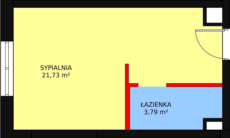 Lokal inwestycyjny 25,52 m², piętro 1, oferta nr SP--LU-11, Saski Point, Lublin, Wieniawa, Wieniawa, ul. Długosza 6B