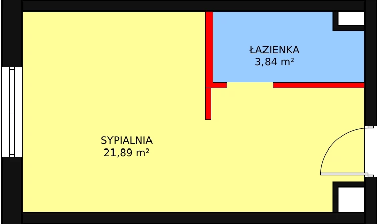 Lokal inwestycyjny 25,73 m², piętro 1, oferta nr SP--LU-12, Saski Point, Lublin, Wieniawa, Wieniawa, ul. Długosza 6B