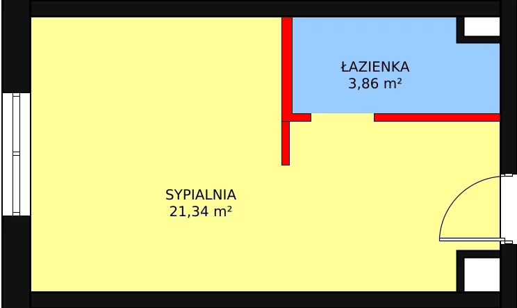 Lokal inwestycyjny 25,20 m², piętro 1, oferta nr SP--LU-14, Saski Point, Lublin, Wieniawa, Wieniawa, ul. Długosza 6B