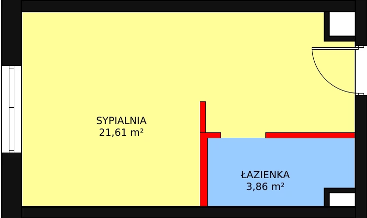 Lokal inwestycyjny 25,47 m², piętro 1, oferta nr SP--LU-15, Saski Point, Lublin, Wieniawa, Wieniawa, ul. Długosza 6B