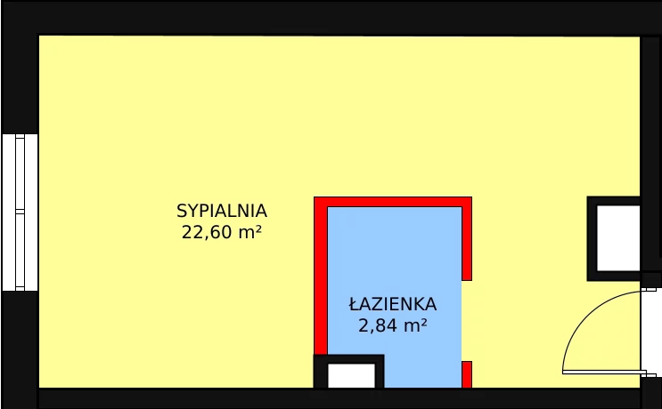 Lokal inwestycyjny 25,44 m², piętro 1, oferta nr SP--LU-16, Saski Point, Lublin, Wieniawa, Wieniawa, ul. Długosza 6B