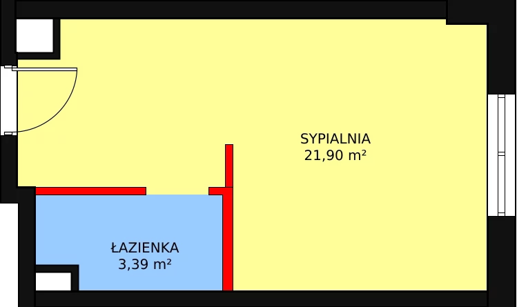 Lokal inwestycyjny 25,29 m², piętro 2, oferta nr SP--LU-17, Saski Point, Lublin, Wieniawa, Wieniawa, ul. Długosza 6B