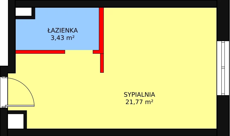 Lokal inwestycyjny 25,20 m², piętro 2, oferta nr SP--LU-18, Saski Point, Lublin, Wieniawa, Wieniawa, ul. Długosza 6B