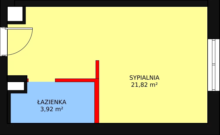 Lokal inwestycyjny 25,74 m², piętro 2, oferta nr SP--LU-22, Saski Point, Lublin, Wieniawa, Wieniawa, ul. Długosza 6B