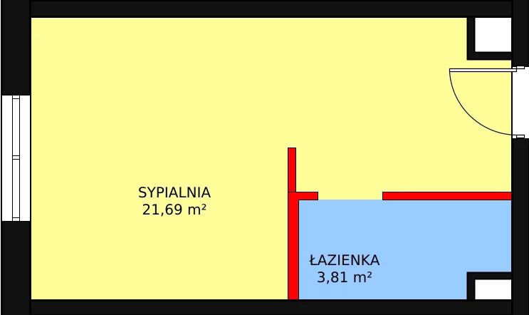 Lokal inwestycyjny 25,50 m², piętro 2, oferta nr SP--LU-25, Saski Point, Lublin, Wieniawa, Wieniawa, ul. Długosza 6B