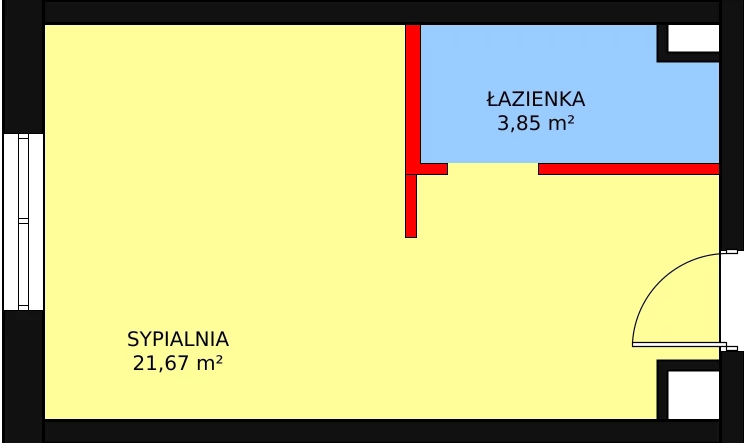 Lokal inwestycyjny 25,52 m², piętro 3, oferta nr SP--LU-38, Saski Point, Lublin, Wieniawa, Wieniawa, ul. Długosza 6B