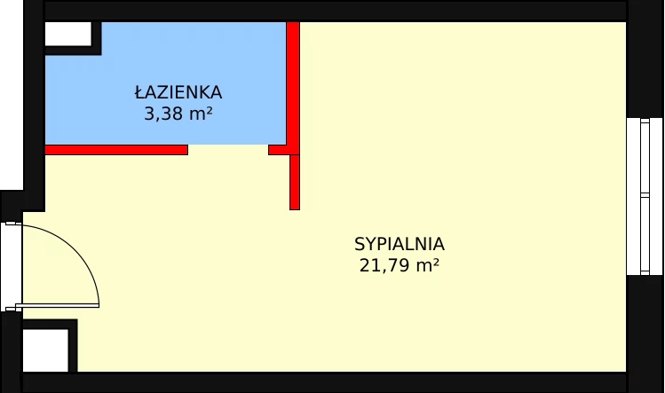 1 pokój, mieszkanie 25,17 m², piętro 3, oferta nr SP--LU-30, Saski Point, Lublin, Wieniawa, Wieniawa, ul. Długosza 6B