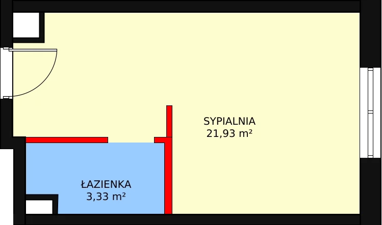 1 pokój, mieszkanie 25,26 m², piętro 3, oferta nr SP--LU-33, Saski Point, Lublin, Wieniawa, Wieniawa, ul. Długosza 6B