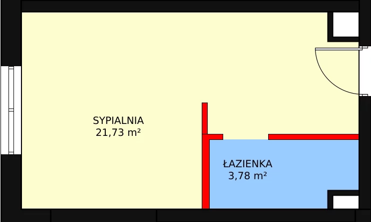 1 pokój, mieszkanie 25,51 m², piętro 3, oferta nr SP--LU-35, Saski Point, Lublin, Wieniawa, Wieniawa, ul. Długosza 6B