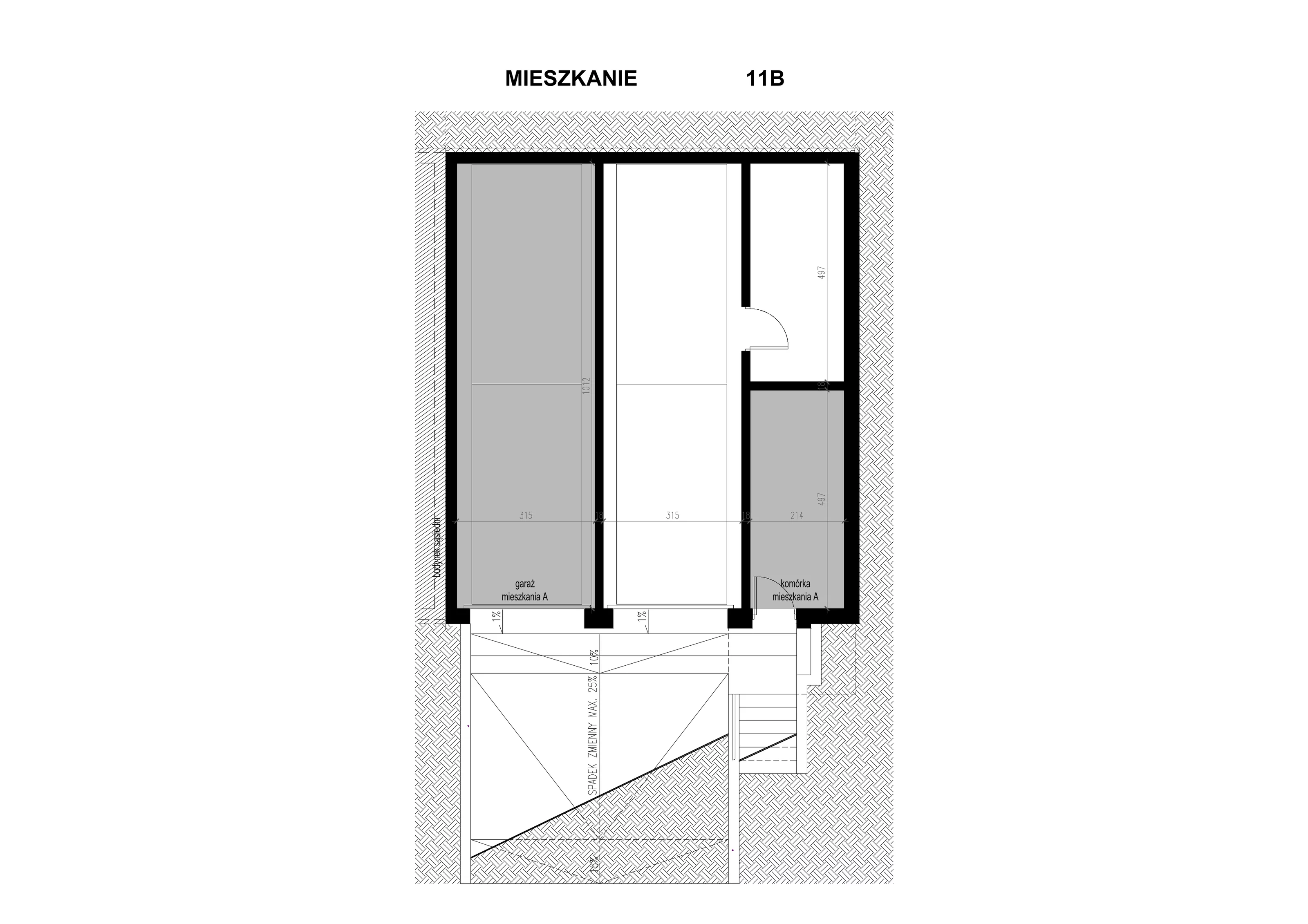 Apartament 82,75 m², piętro 1, oferta nr 1.11B, Osiedle BO, Wrocław, Kowale, ul. Bociana