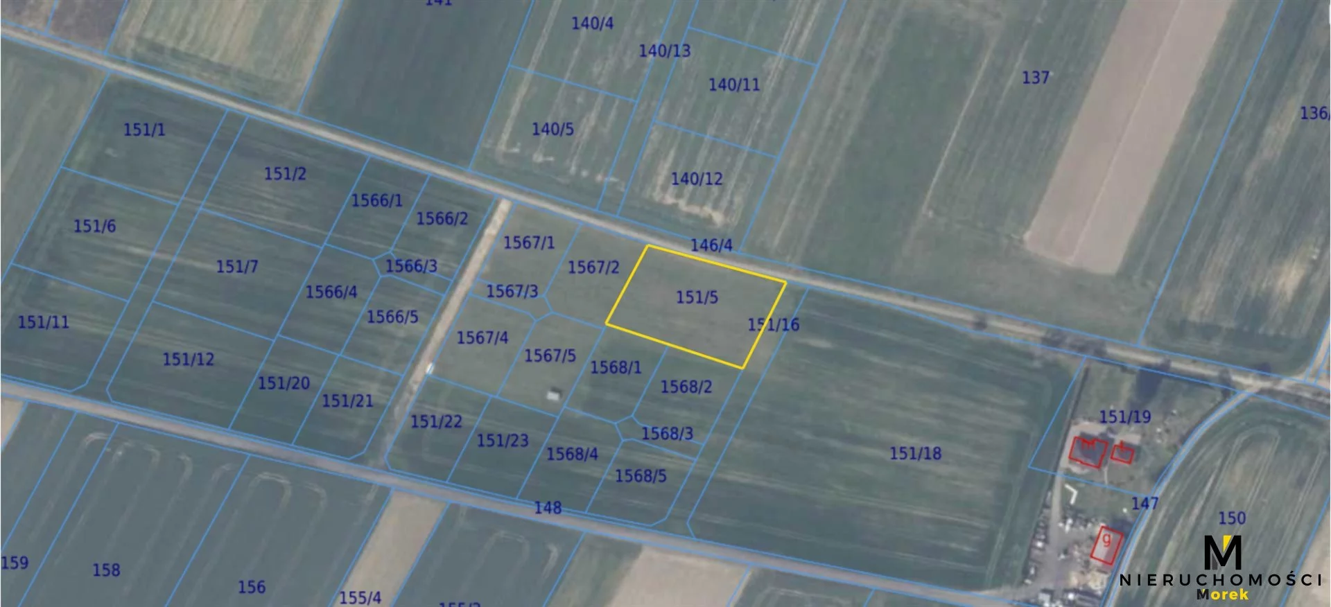 Działka 3 041,00 m², oferta nr , KMO-GS-2192, Siemyśl