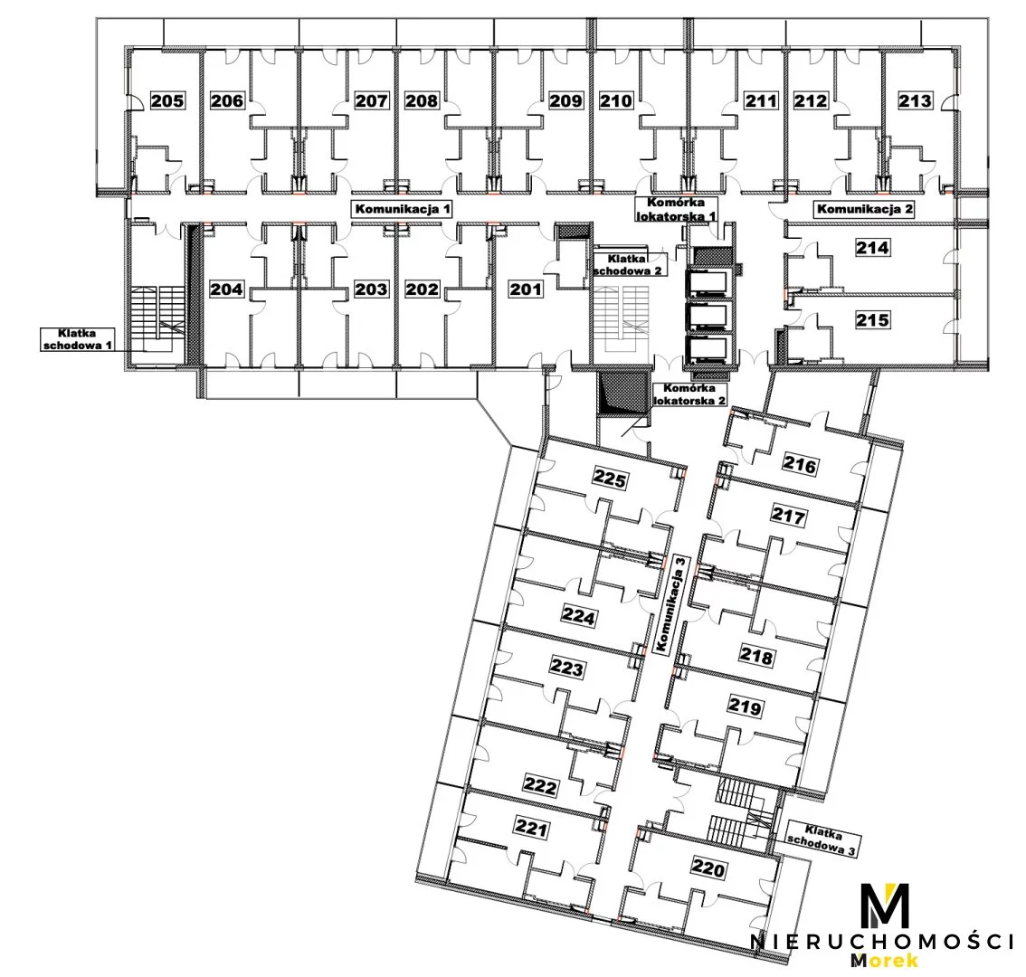 1 pokój, mieszkanie 38,69 m², piętro 2, oferta nr , KMO-MS-2057, Kołobrzeg, Kasprowicza