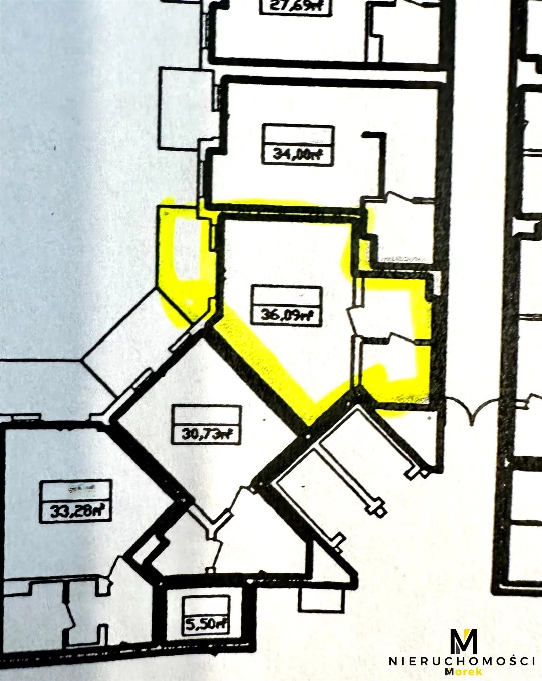 1 pokój, mieszkanie 36,09 m², piętro 4, oferta nr , KMO-MS-2140, Kołobrzeg, Kościuszki