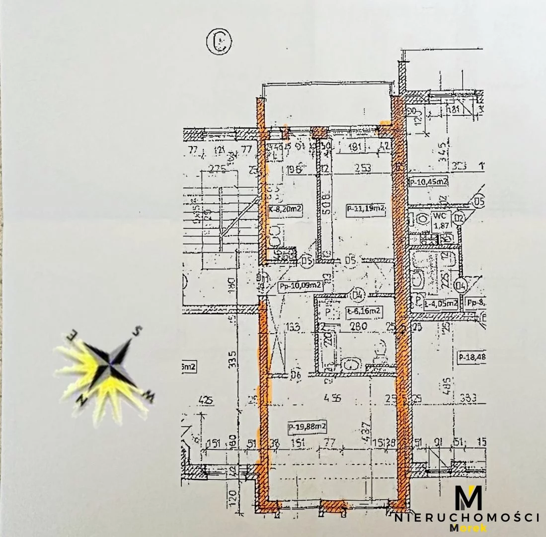 2 pokoje, mieszkanie 55,50 m², piętro 3, oferta nr , KMO-MS-2265, Kołobrzeg, Gierczak
