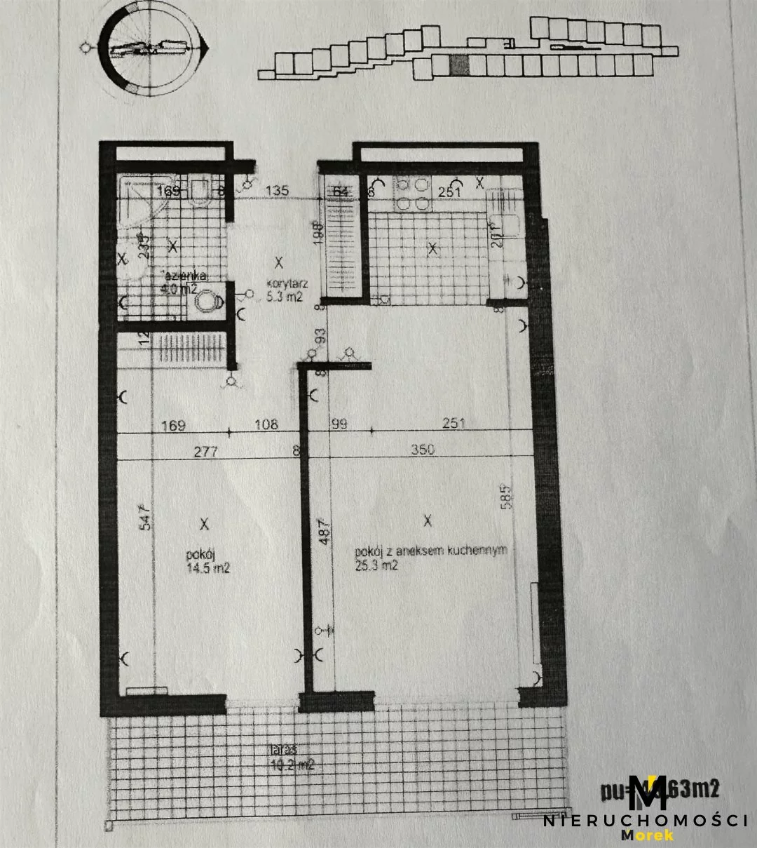 2 pokoje, mieszkanie 49,63 m², piętro 1, oferta nr , KMO-MW-2254, Kołobrzeg, Fredry