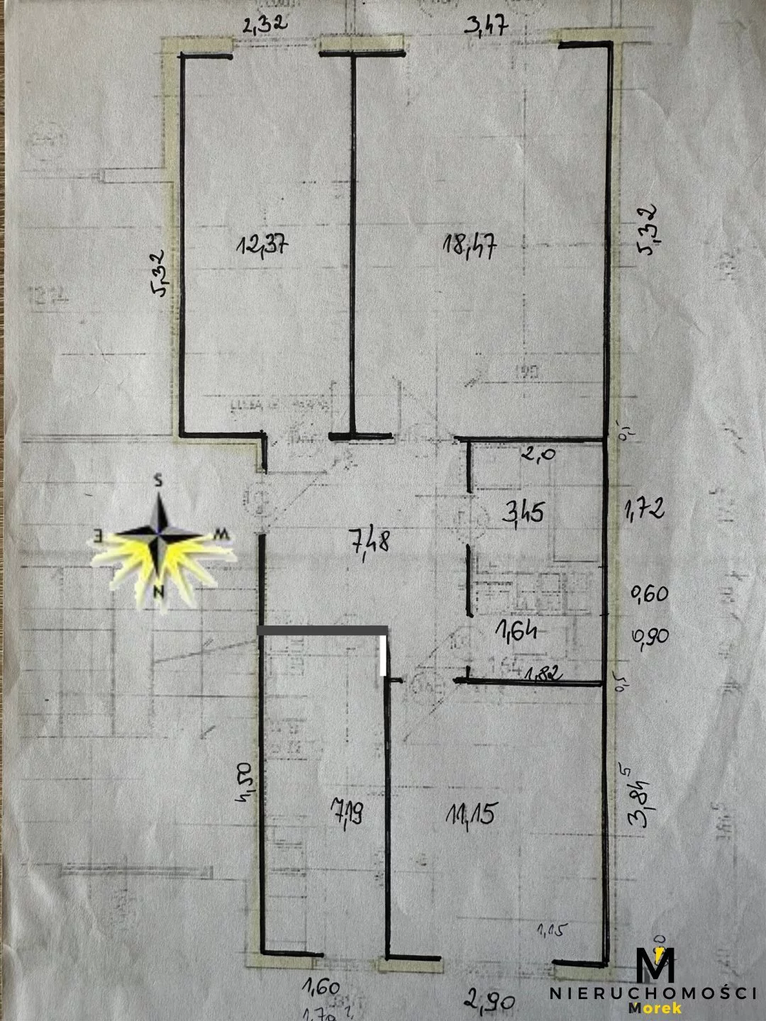 3 pokoje, mieszkanie 62,00 m², piętro 4, oferta nr , KMO-MS-2197, Kołobrzeg, Chodkiewicza