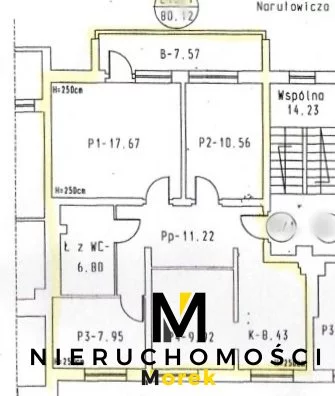 3 pokoje, mieszkanie 73,00 m², piętro 1, oferta nr , KMO-MS-2253, Kołobrzeg, Narutowicza