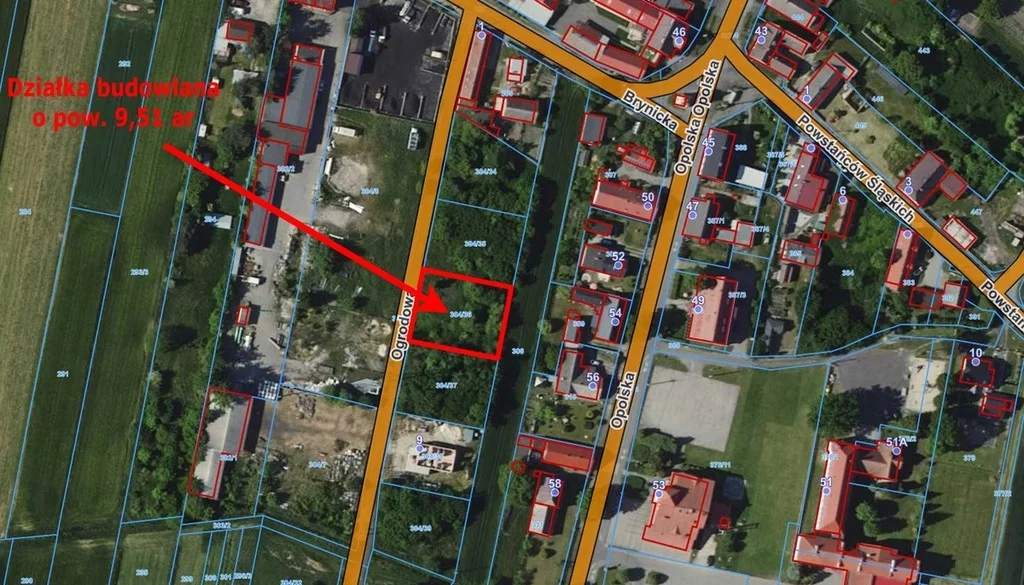 Działka 951,00 m², oferta nr , 1042/17584/OGS, Łubniany