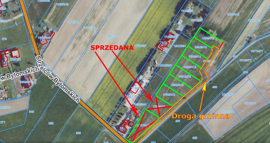 Działka 1 000,00 m², Dobrzeń Wielki, Strzelców Bytomskich, Sprzedaż