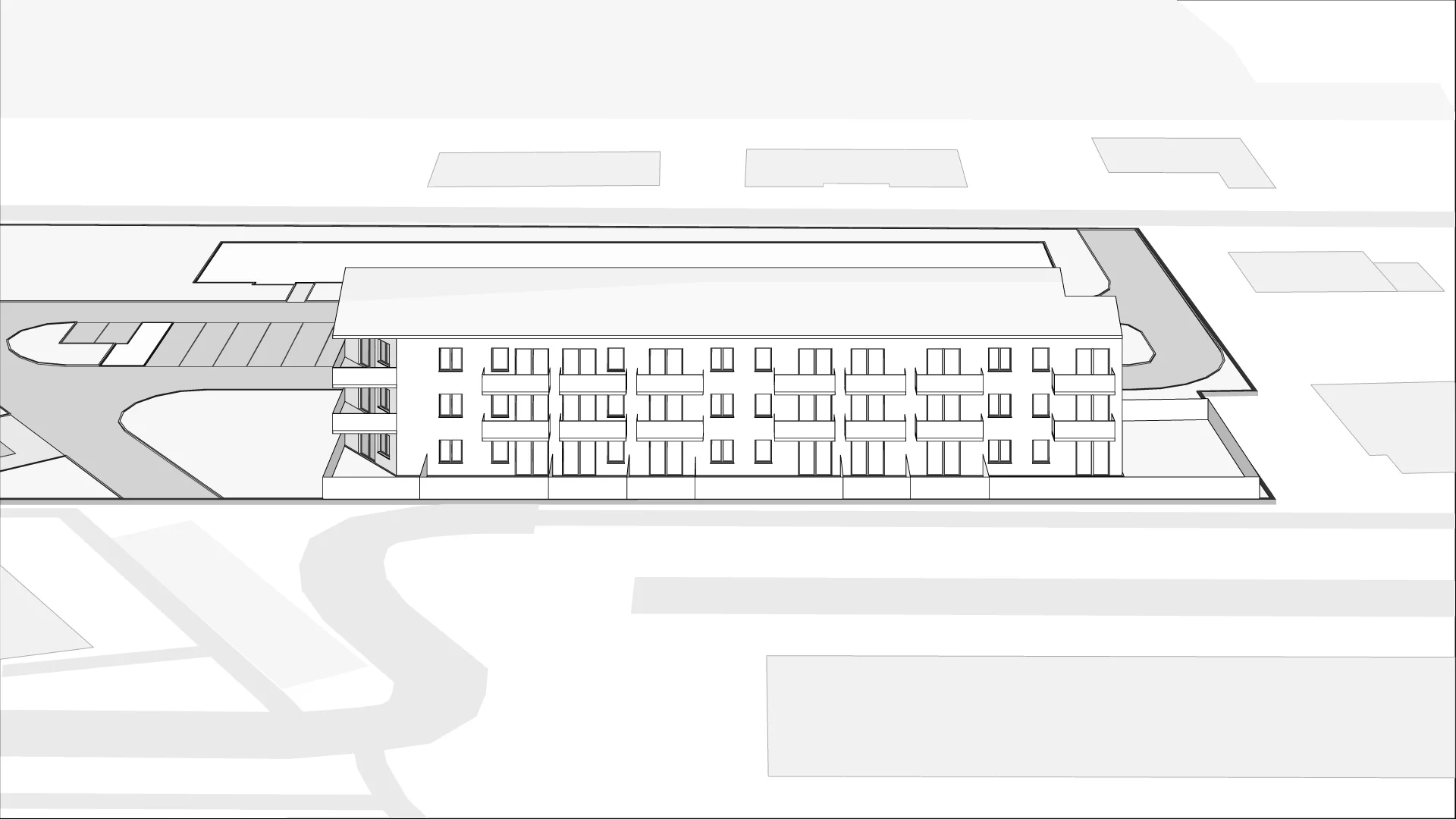 Wirtualna makieta 3D mieszkania 43.5 m², B2/2/1