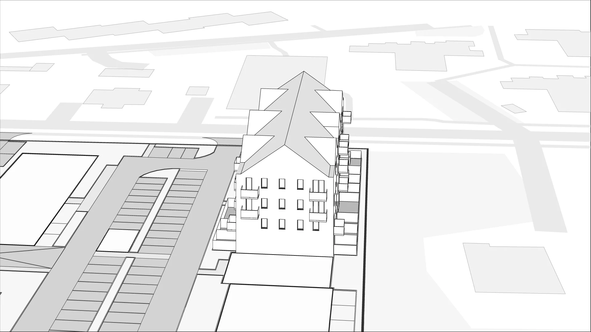 Wirtualna makieta 3D mieszkania 49.05 m², B3/3/34