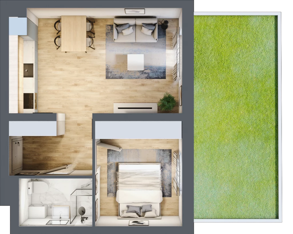 2 pokoje, lokal inwestycyjny 40,41 m², parter, oferta nr B3/0/8, MONTANO - lokale inwestycyjne, Polanica-Zdrój, al. Zwycięzców