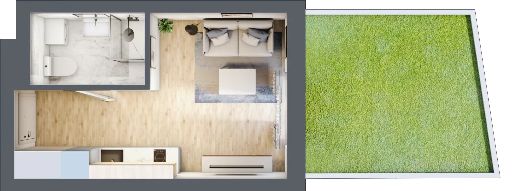 1 pokój, lokal inwestycyjny 19,75 m², parter, oferta nr B4/0/5, MONTANO - lokale inwestycyjne, Polanica-Zdrój, al. Zwycięzców