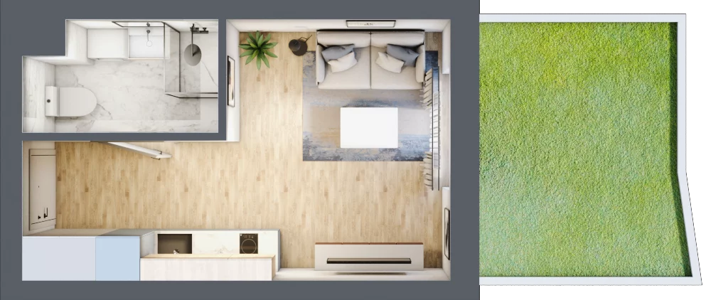 1 pokój, lokal inwestycyjny 20,01 m², parter, oferta nr B4/0/7, MONTANO - lokale inwestycyjne, Polanica-Zdrój, al. Zwycięzców