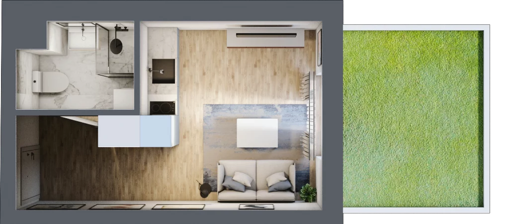 1 pokój, lokal inwestycyjny 20,20 m², parter, oferta nr B4/0/11, MONTANO - lokale inwestycyjne, Polanica-Zdrój, al. Zwycięzców