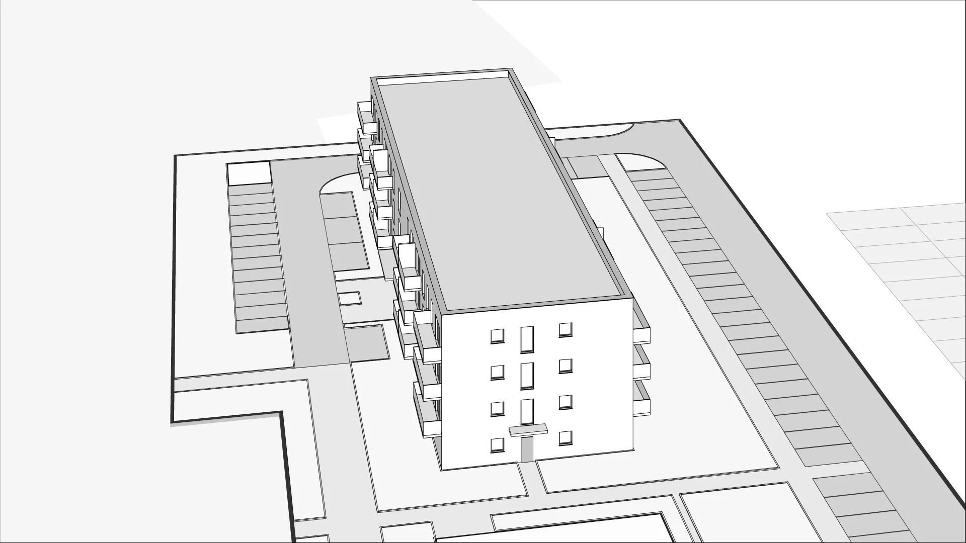 Wirtualna makieta 3D mieszkania 40.94 m², D 3.25