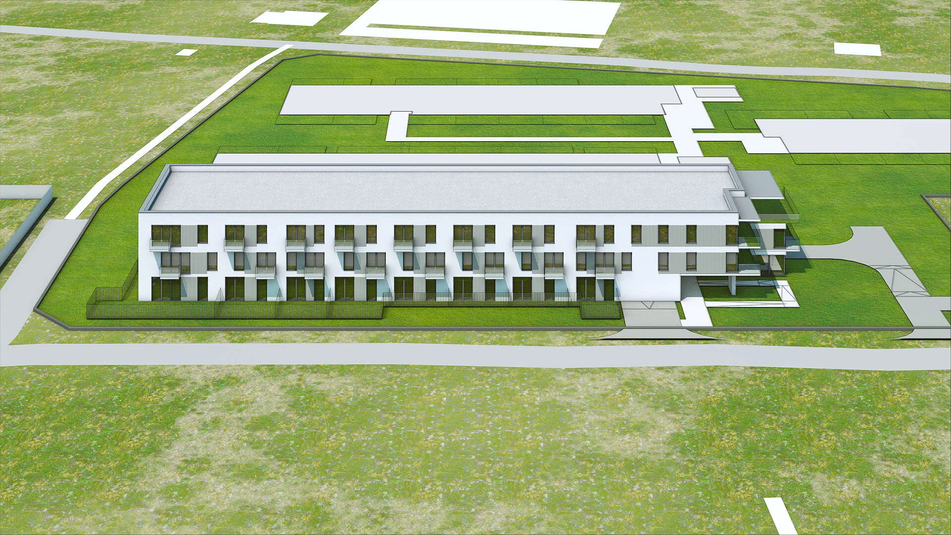 Wirtualna makieta 3D apartamentu 41.91 m², A33