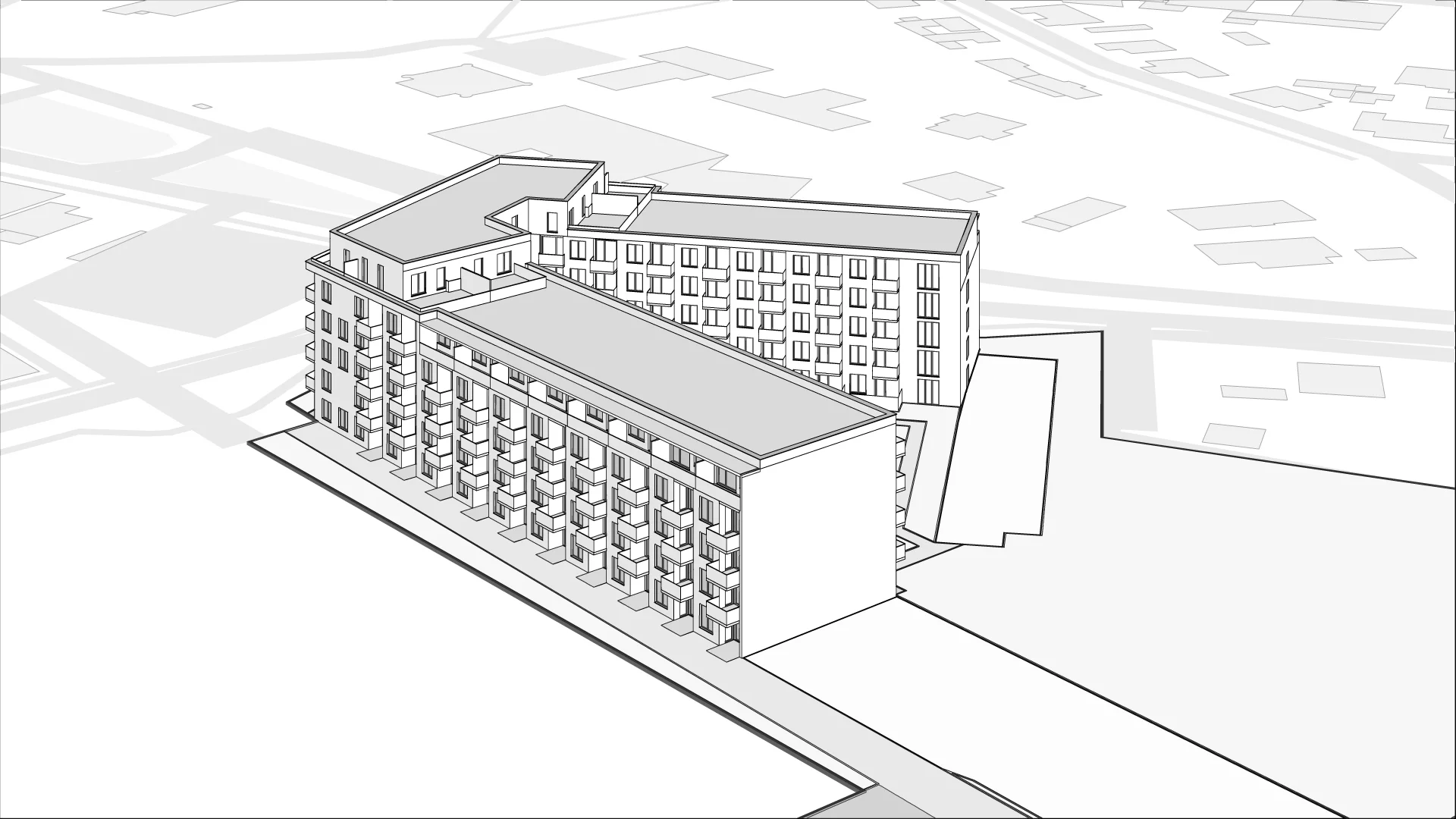 Wirtualna makieta 3D mieszkania 35.13 m², F.123