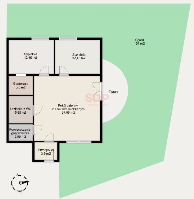 Dom i rezydencja 78,75 m², oferta nr , 37544, Wrocław, Krzyki-Partynice, Krzyki, Nektarowa