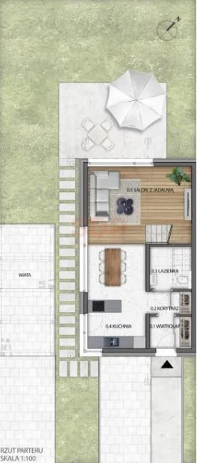 Dom 98,30 m², oferta nr , 39034, Wrocław, Krzyki-Partynice, Krzyki, Opatowicka